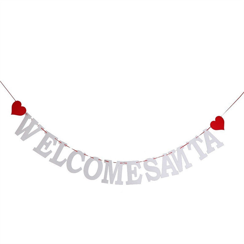 Letters Christmas Banner