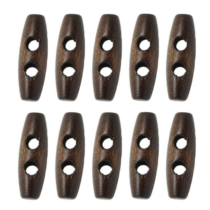Wooden Buttons Oval