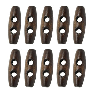 Wooden Buttons Oval