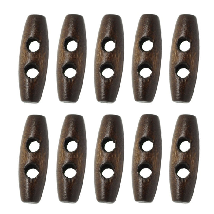 Wooden Buttons Oval
